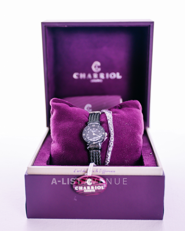 Charriol ST20 Black Face Watch