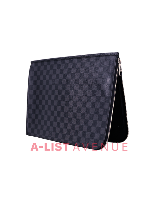 LV Damier Graphite Canvas Poche Documents