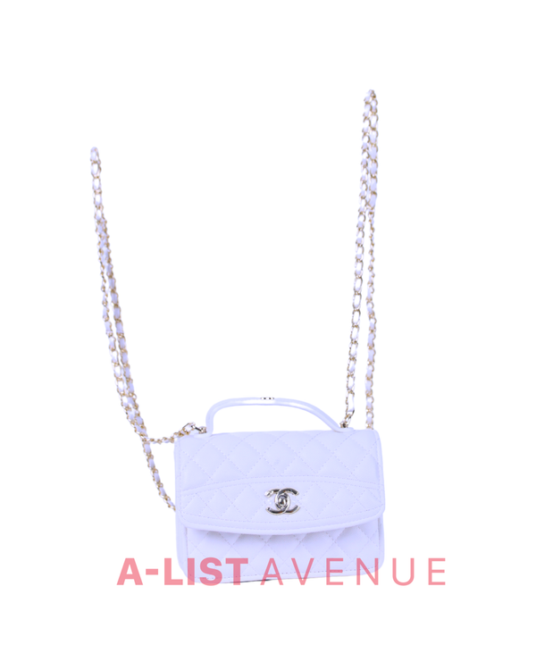 VVIP Chanel 3in1 Square Bag White
