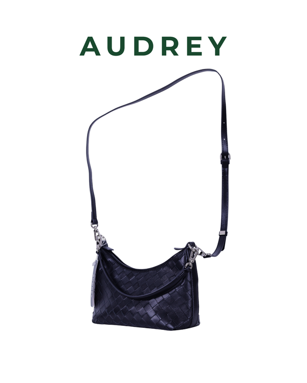 C16 AUDREY Lambskin Kili Bag in Black