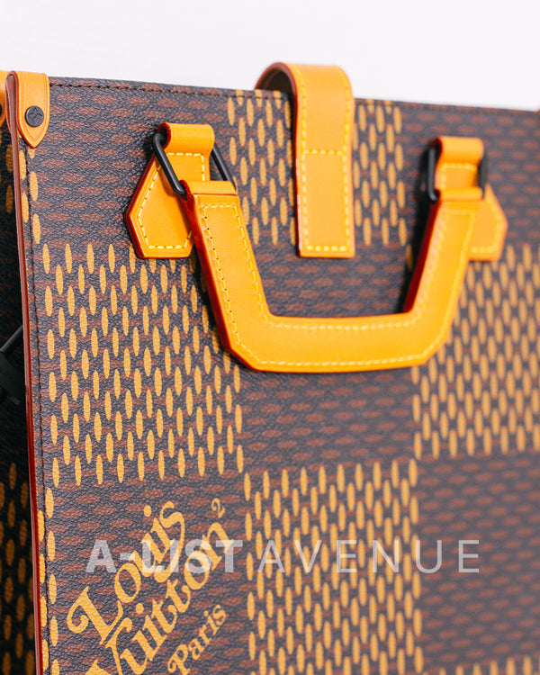 LV x Nigo Giant Damier Mini Tote Bag Collectors Item