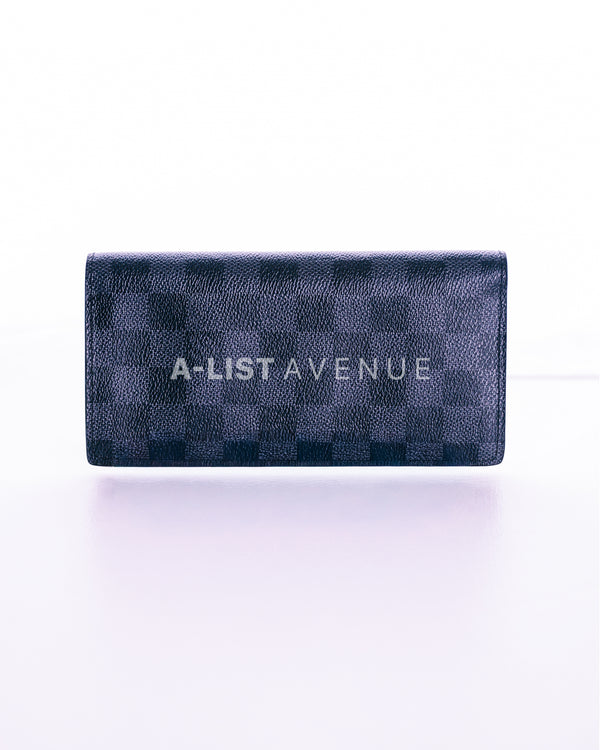 LV Brazza Wallet in Damier Graphite