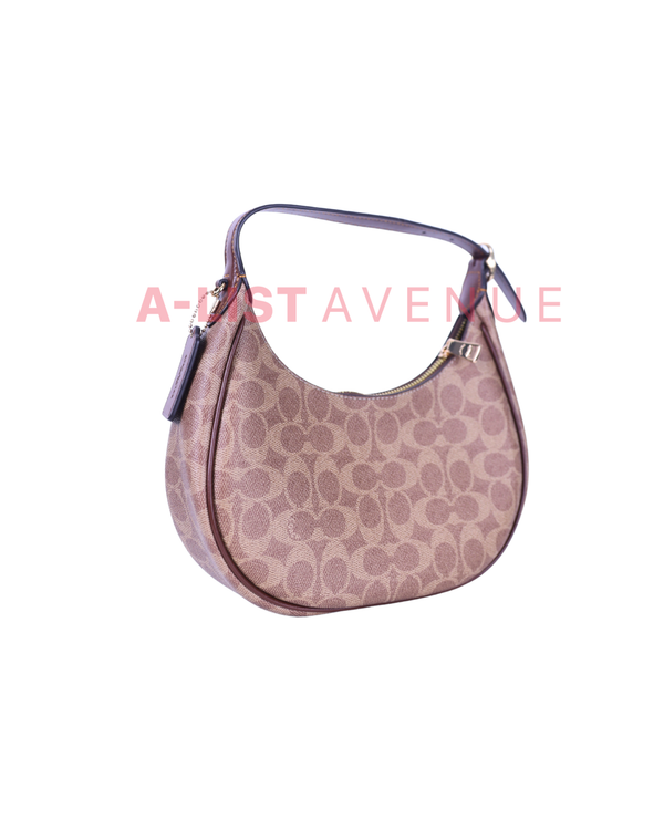 Coach Emily Shoulder Bag In Signature Canvas Tan/Brown