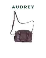 A13 AUDREY Premium Leather Bag Dark Brown