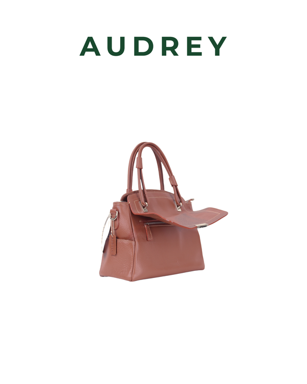 A13 AUDREY Premium Leather Bag Brown