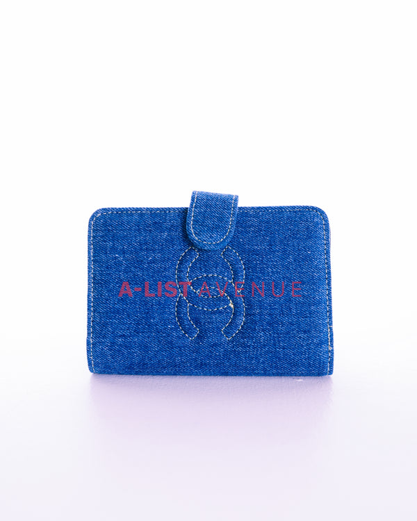 Chanel Denim Passport Holder