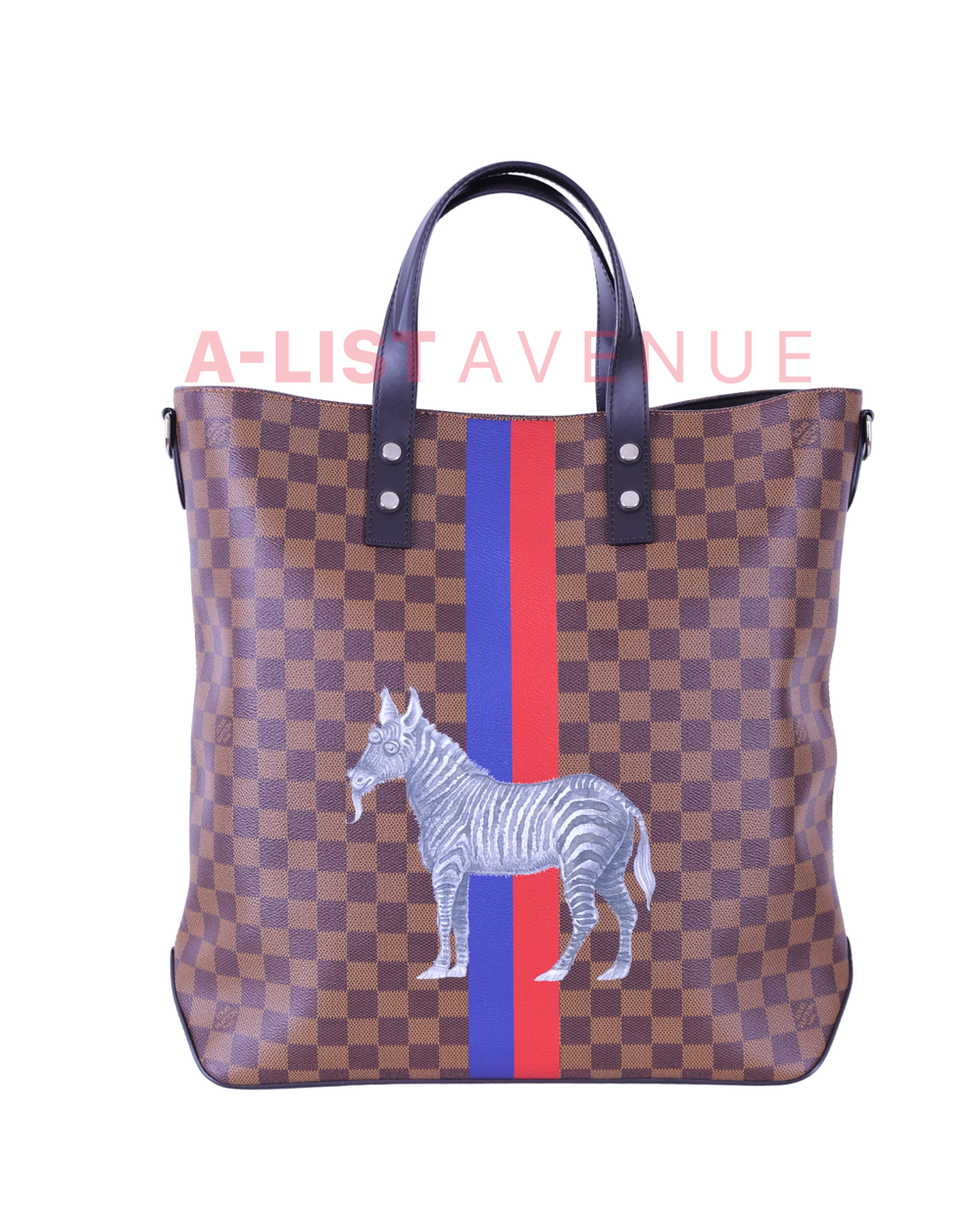 LV Savane Damier Ebene Zebra Atlas Tote