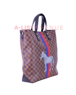 LV Savane Damier Ebene Zebra Atlas Tote