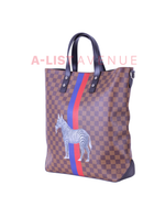 LV Savane Damier Ebene Zebra Atlas Tote