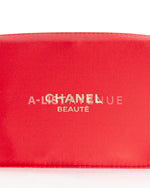 Chanel Beaute Red Pouch