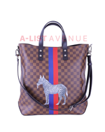 LV Savane Damier Ebene Zebra Atlas Tote
