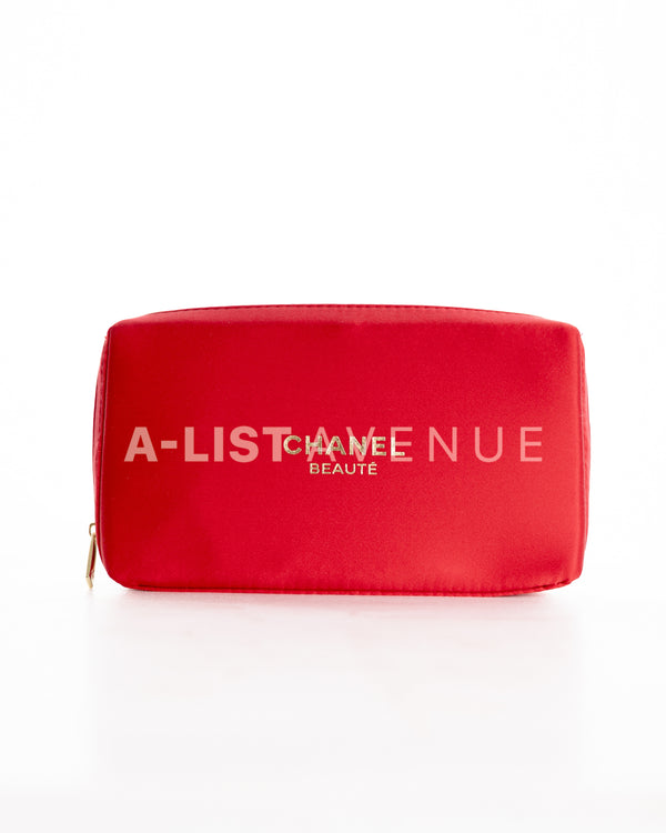 Chanel Beaute Red Pouch