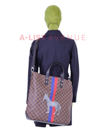 LV Savane Damier Ebene Zebra Atlas Tote