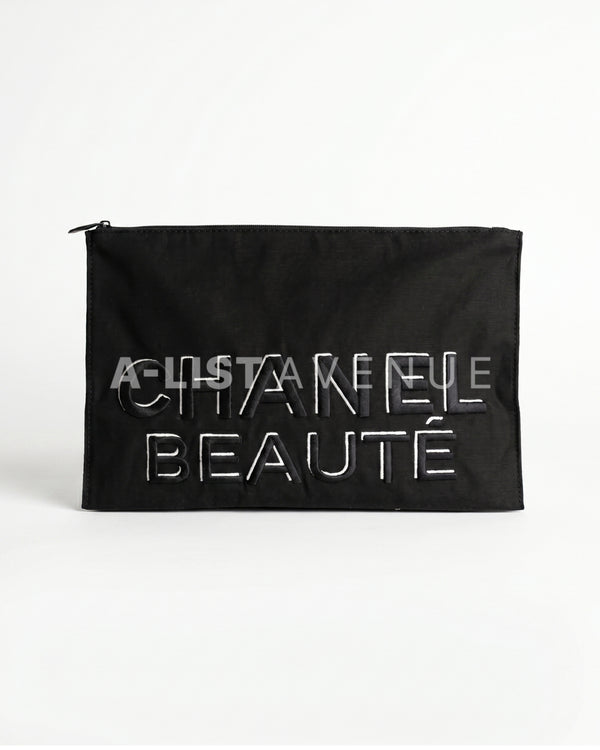 Chanel Beaute Embroidered Pouch