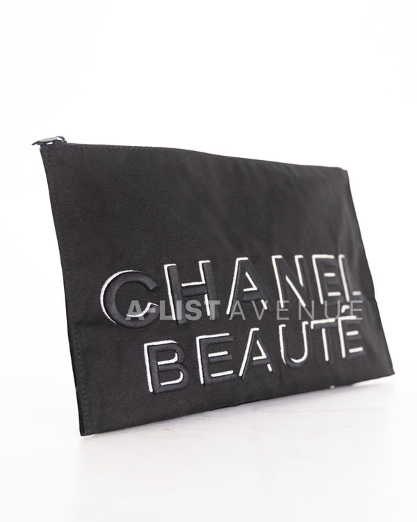 Chanel Beaute Embroidered Pouch