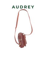 B27 AUDREY Premium Leather Sling Bag Caramel