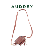 B27 AUDREY Premium Leather Sling Bag Caramel