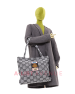 Gucci Pineapple Songs Tote Bag Gray