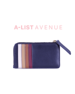 Tommy Hilfiger Multi Colored Zip Cardholder