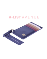Tommy Hilfiger Multi Colored Zip Cardholder