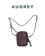 B27 AUDREY Premium Leather Sling Bag Dark Brown