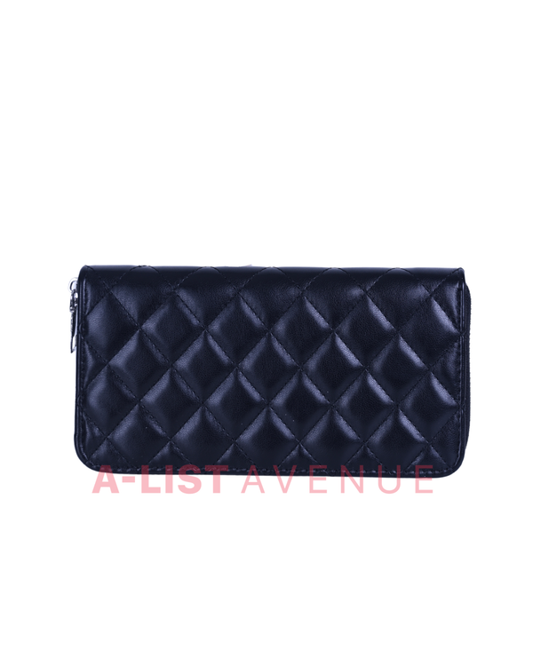Chanel Long Wallet Black