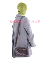 Coach Carey Crossbody Bag in Dark Brown