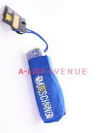 Moschino Teddy Bear Retractable Umbrella Set in Blue
