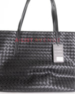 Flora & Co Paris Woven Tote Bag In Black
