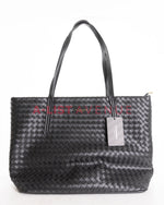 Flora & Co Paris Woven Tote Bag In Black