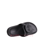 Hermes Empire Black Sandals Size 37