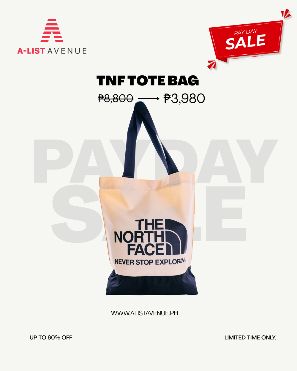 Sale The North Face Seasonal Tote AP