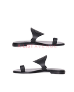 Hermes Hera Black Sandals Size 36.5