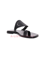 Hermes Hera Black Sandals Size 36.5