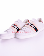 Gucci Ace Sneakers with Logo Elastic Band Size 38