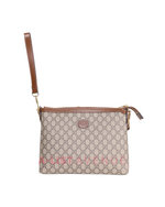 Gucci GG Supreme Coated Canvas  Clutch/ Sling Bag