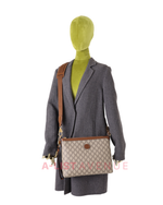 Gucci GG Supreme Coated Canvas  Clutch/ Sling Bag