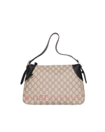 Gucci GG Emblem Medium Shoulder Bag Black