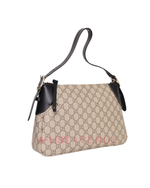 Gucci GG Emblem Medium Shoulder Bag Black
