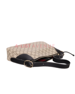 Gucci GG Emblem Medium Shoulder Bag Black