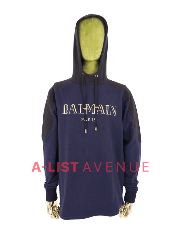Balmain #350 Navy Hoodie