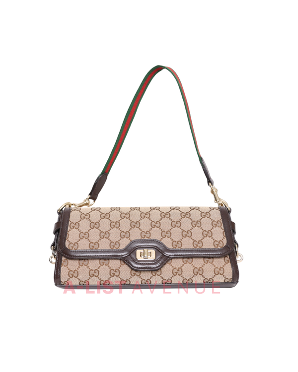 Gucci Luce Shoulder Bag in GG Monogram Canvas