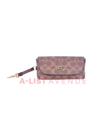 Coach Sunglass Case in Signature Canvas  in Khaki