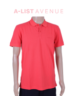 Boss Polo Shirt in Red Orange