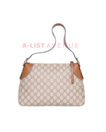 Gucci GG Emblem Medium Shoulder Bag Brown