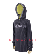 Balmain #064 Black Stripes Hoodie
