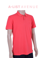Boss Polo Shirt in Red Orange