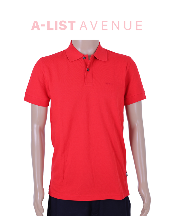 Boss Polo Shirt in Red