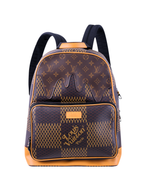 LV x Nigo Campus Limited Edition Giant Damier And Monogram Canvas Backpack