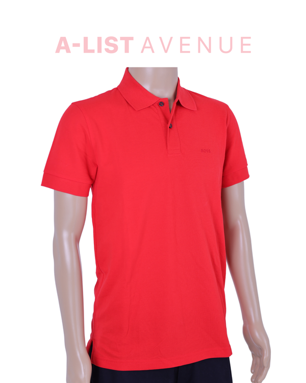 Boss Polo Shirt in Red